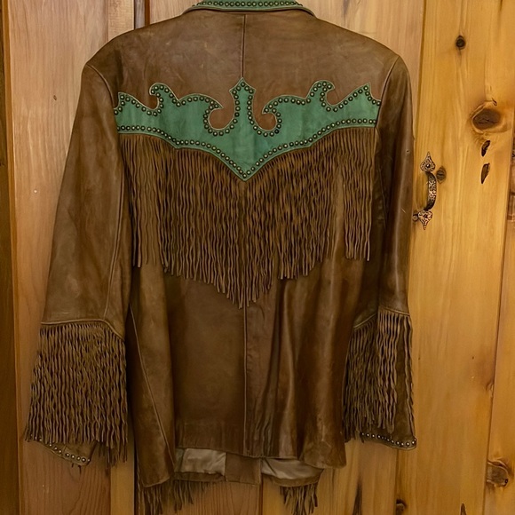 COPY - DOUBLE D RANCH LEATHER FRINGE JACKET. - Picture 5 of 7